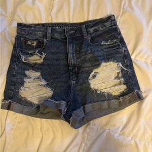 American Eagle Outfitters distressed denim shorts